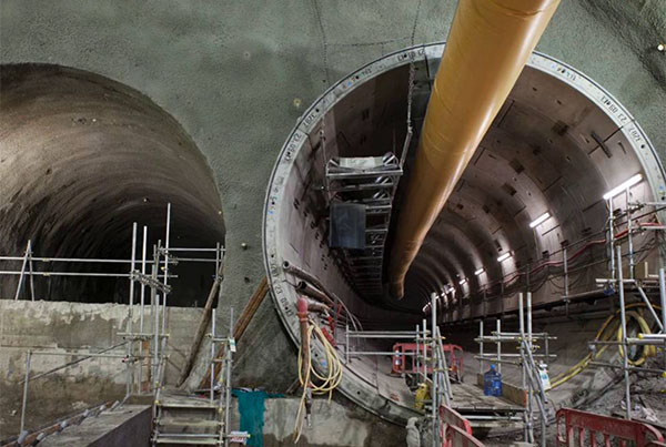 WWL ALS Crossrail Tunnel Boring Equipment Move – East London